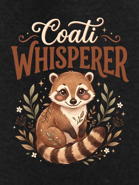 Coati Whisperer Illustration
