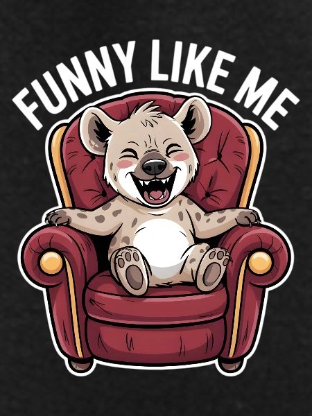 Cute Hyena Comic Character