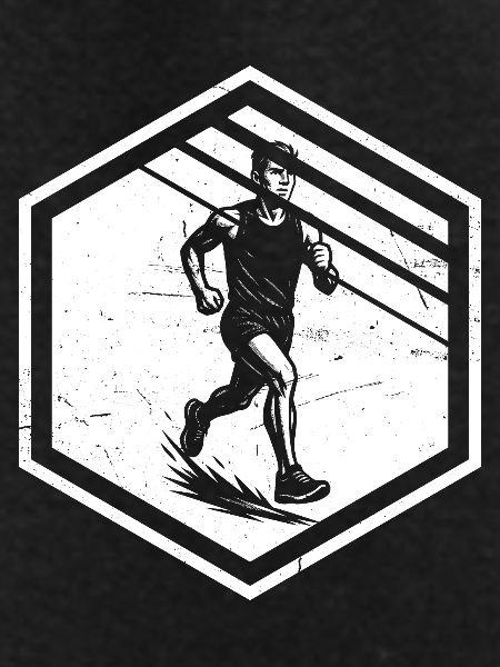 Modern Running Artwork