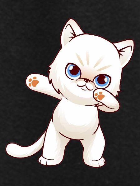 Fluffy Kitten Blue Eyes