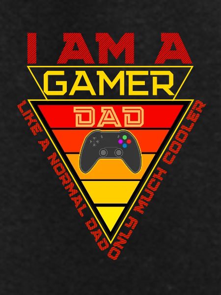 Gamer Dad Triangle Badge