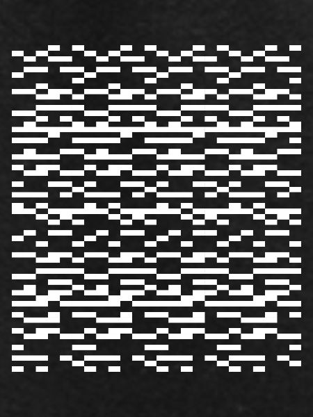 Glitch Grid Monochrome Pattern