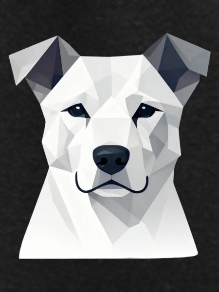 Dog Portrait Geometric