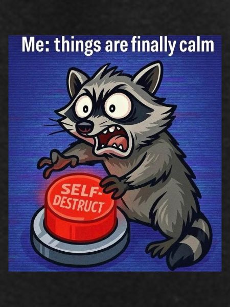 Raccoon Self-Destruct Meme