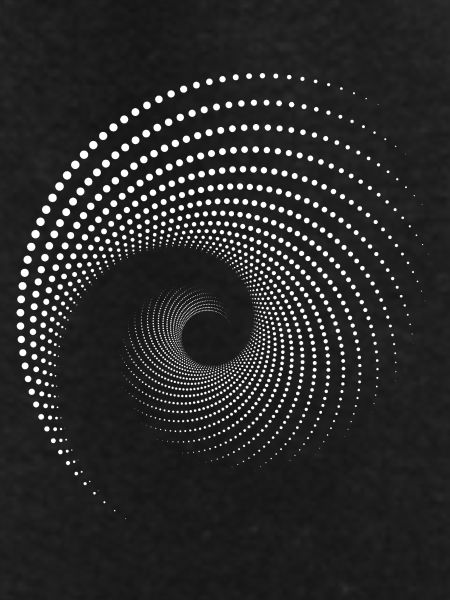 Spiral Dot Galaxy Print
