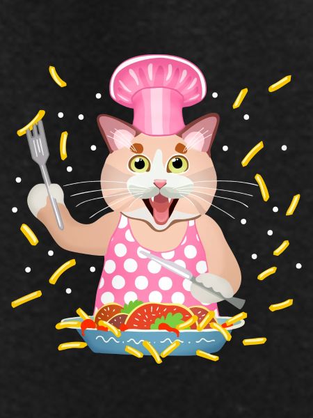 greedy cat