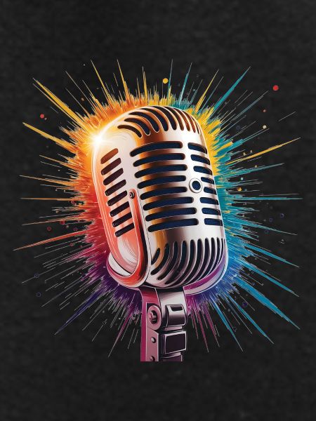 Microphone Art Print