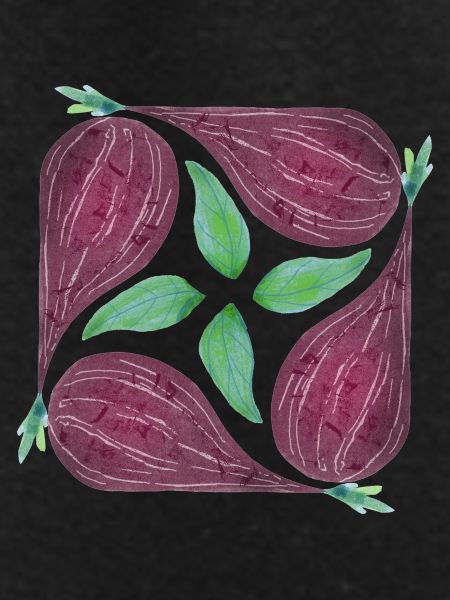 Red Onion Pattern
