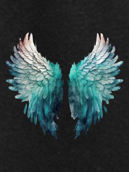 Painted Aquatic Angel Wings