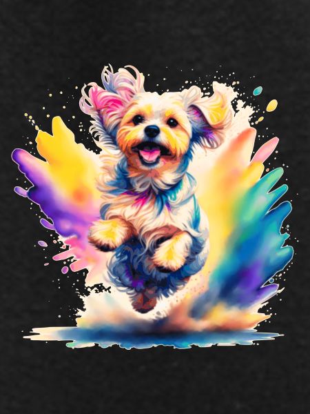 Maltese Puppy jumping
