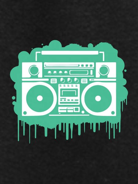 Cyan Boom Box