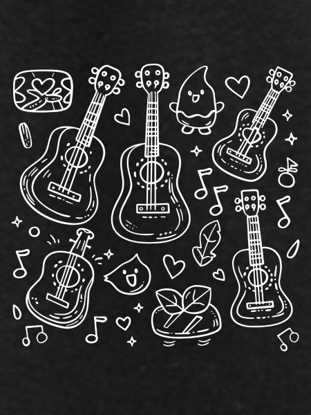 Cartoon Ukulele