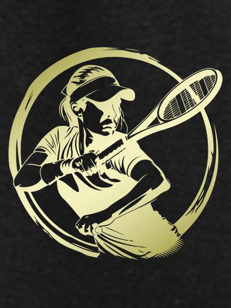 Tennis Player Silhouette