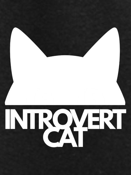 Introvert Cat Silhouette
