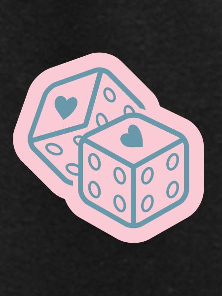 Heart Dice Design