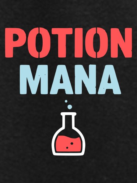 Potion Mana Text Gaming