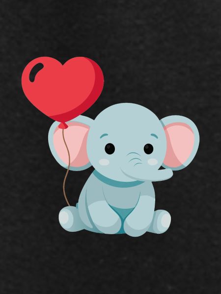 Cute baby elephant