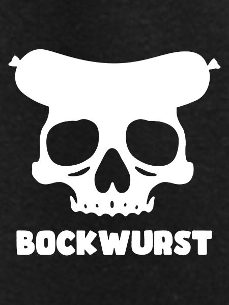 Bockwurst Skull Graphic