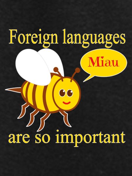 Bee with speech bubble