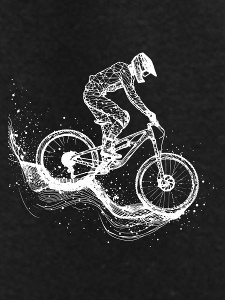Mountain Biking Drawing