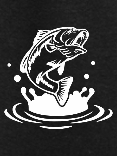 Dynamic Fish Jump Illustration