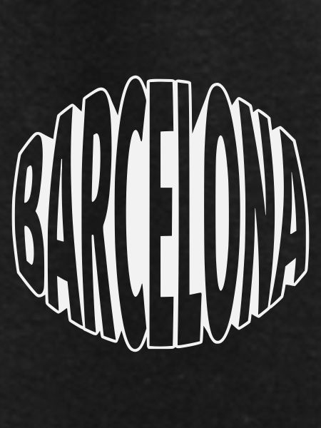 Barcelona Oval Lettering