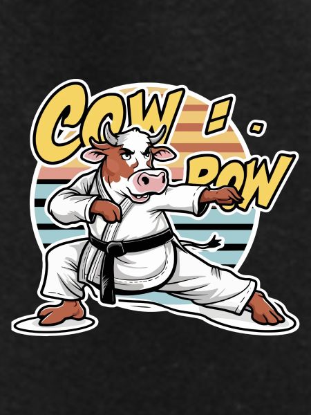 Cow Karate Dojo Retro