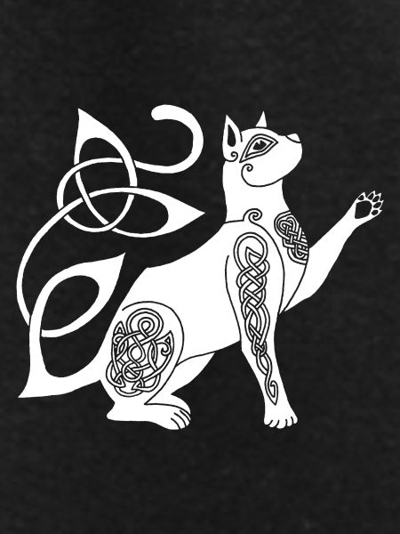 Celtic White Cat