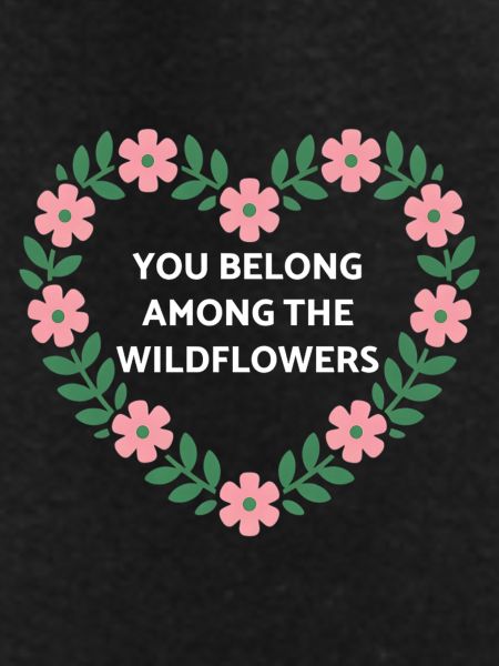 Wildflower Heart Message