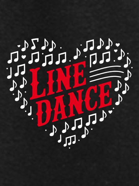 Line Dance Heart Design