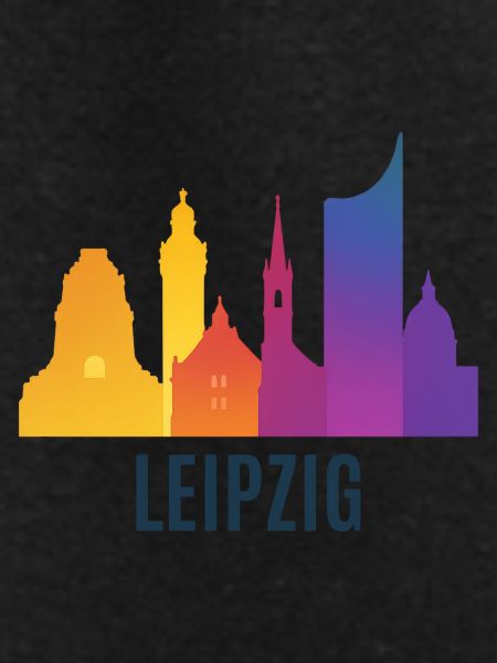 Leipzig Skyline Gradient
