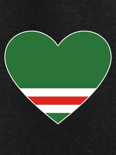 Chechnya Flag Heart