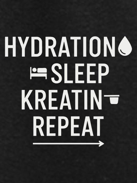 Hydration Sleep Creatine Repeat