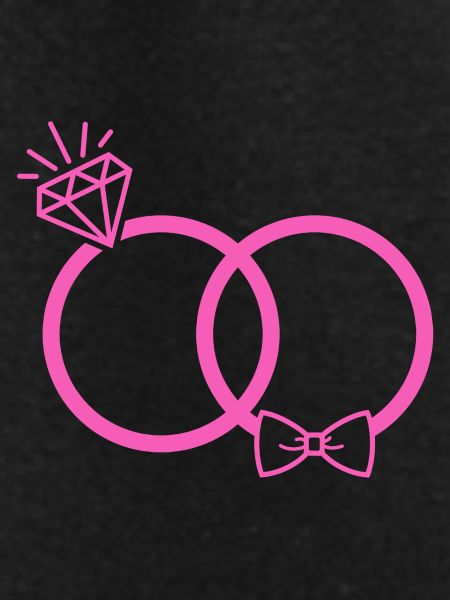 Wedding rings pink