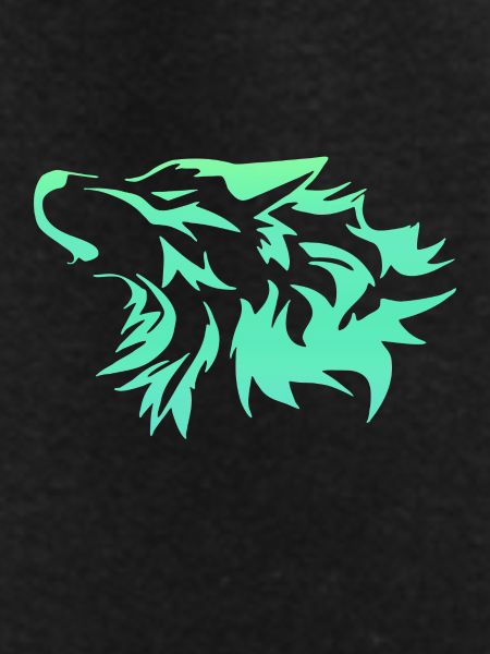 Wolf bright green