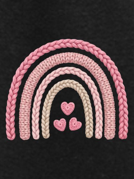 Rainbow Pink Knitting Pattern