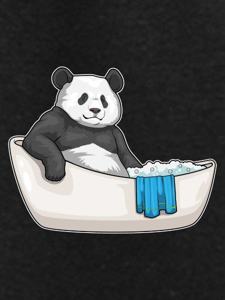 Panda Bathing Bathtub