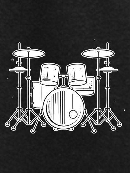 Drum Set Drawing