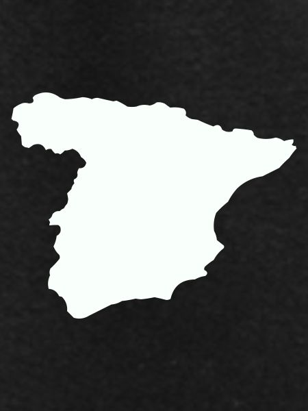 Spain Maps Silhouette Design