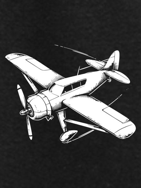 Propeller Plane Drawing