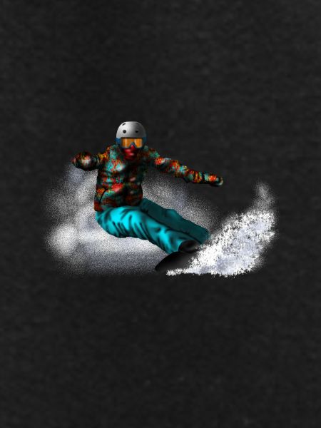 snowboarding