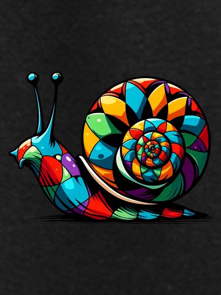 Harlequin snail