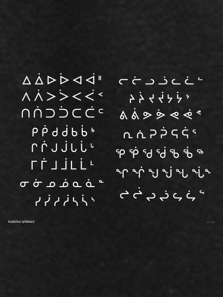Inuktitut Syllabaries