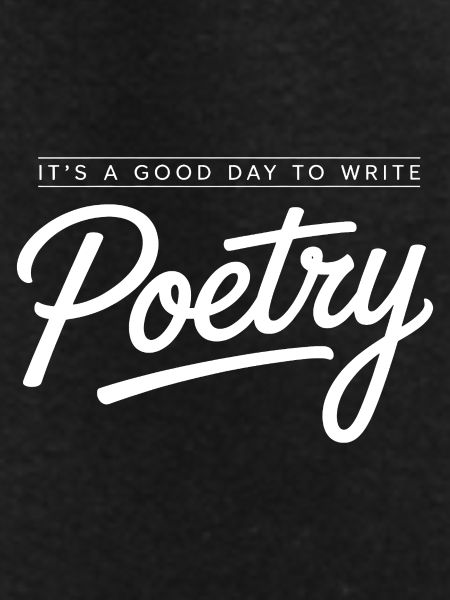 Poetry Script Monochrome Tee