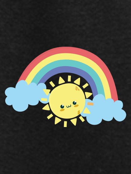Sunny Rainbow Smile Doodle