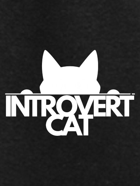 introvert Cat Silhouette