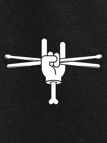 Hand Holding Drumsticks