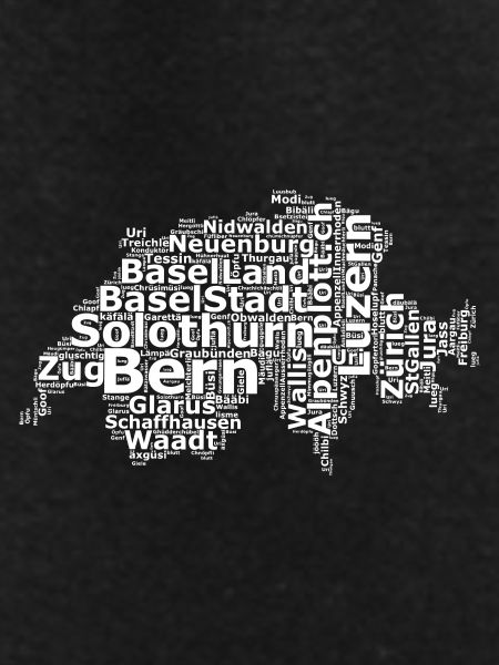 Switzerland dialect white