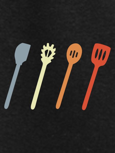 Cooking spoon sketch
