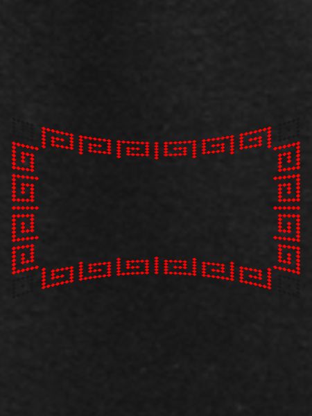 Frame pattern red